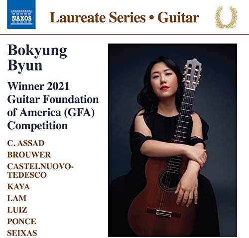 CD cover featuring guitarist Bokyung Byun, winner of the 2021 GFA Competition.