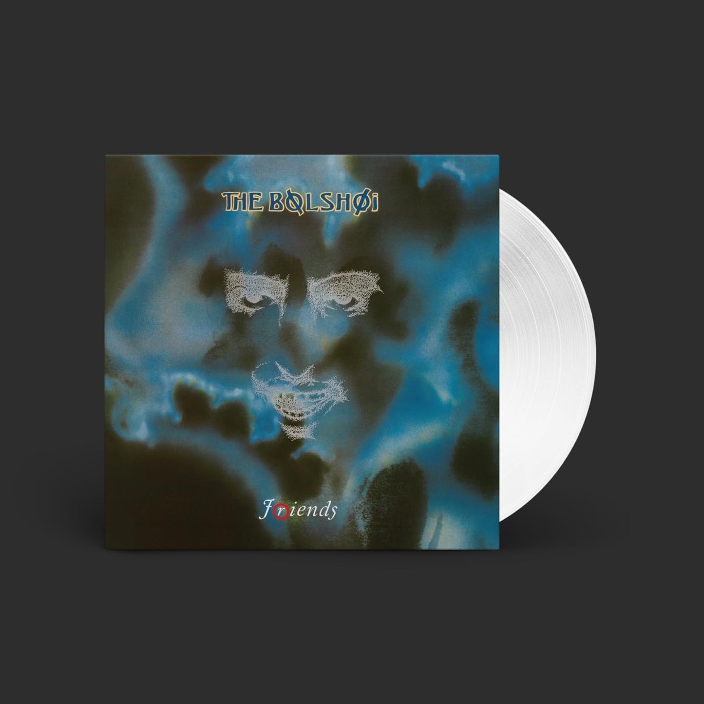 Vinyl record cover for The Bolshoi’s “Friends” with a blurred face.