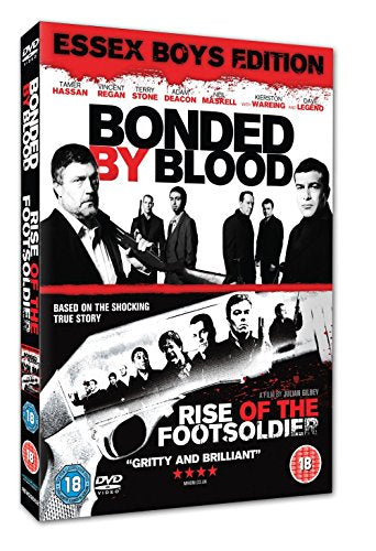 DVD cover for "Bonded By Blood / Rise Of The Footsoldier" film.