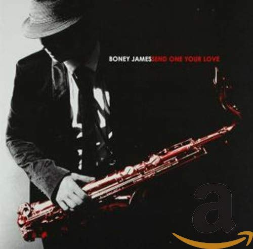 Boney James album cover, musician with saxophone, dark background.