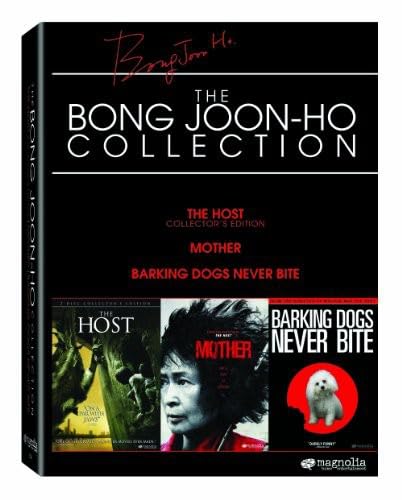 DVD case for "Bong Joon-ho Collection" featuring film cover art.