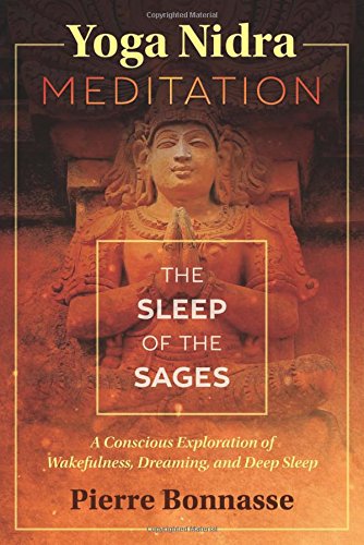 Book cover featuring a golden statue of a meditating figure with hands pressed.