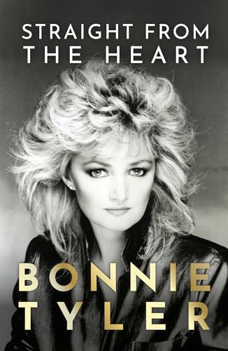 Book cover featuring a portrait of singer Bonnie Tyler with blonde hair.
