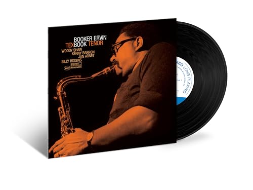 Booker Ervin vinyl record with album cover featuring a saxophone player.