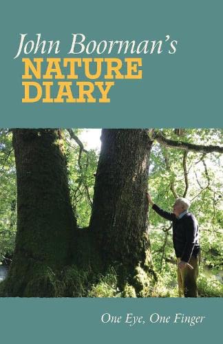 Book cover: Man by large trees, titled "John Boorman's Nature Diary".