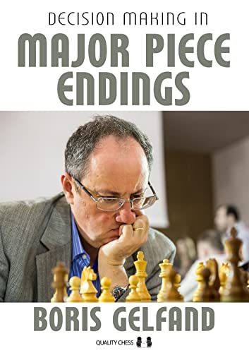 Book cover featuring chess grandmaster Boris Gelfand and chess pieces.