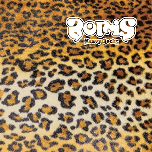 CD cover for Boris’ “Heavy Rocks” featuring a leopard print background.