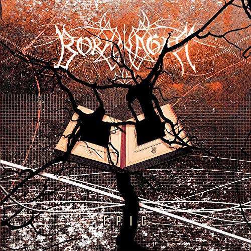 Album cover featuring a tree silhouette over an open book against a textured background.
