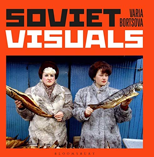 Book cover: "Soviet Visuals" with women holding large fish.