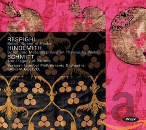 CD cover with ornate gold design and composers’ names listed.