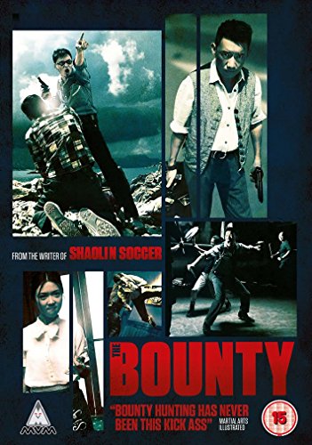 DVD cover for "Bounty," featuring action scenes and character portraits.