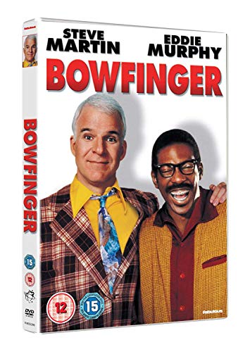 Bowfinger" DVD cover featuring Steve Martin and Eddie Murphy.
