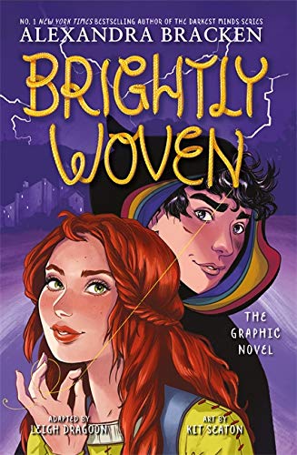 Book cover: two young people with a town in the background.