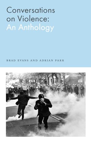 Book cover: "Violence: An Anthology" with a protest scene image.