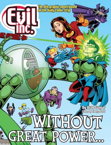 Comic book cover featuring superheroes and a large robotic eye.