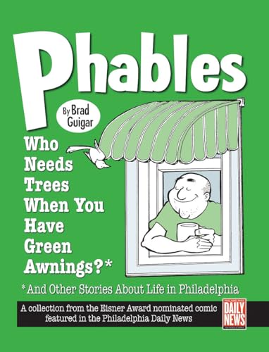 Green book cover with illustrated text and a man looking out a window.