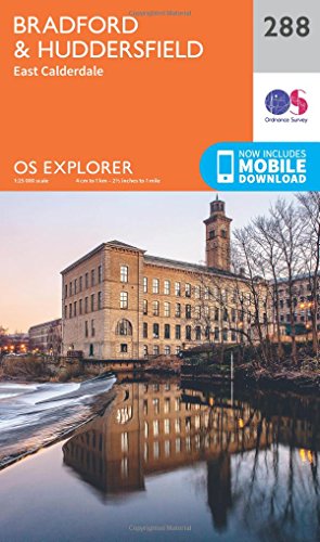 Ordnance Survey Explorer map 288 cover, showing a historic building by water.