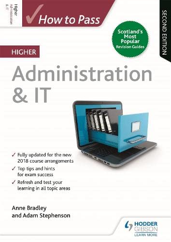 Book cover: “How to Pass Higher Administration & IT,” second edition.
