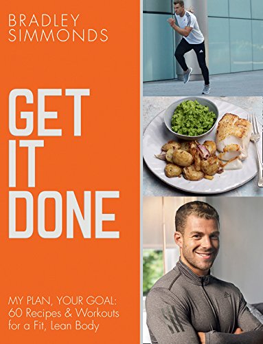 Book cover: "Get It Done" with images of food, fitness, and a man.