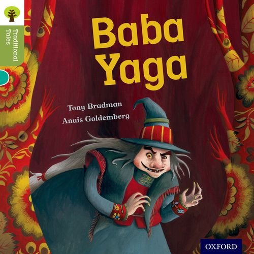 Book cover featuring an illustrated, menacing Baba Yaga witch.