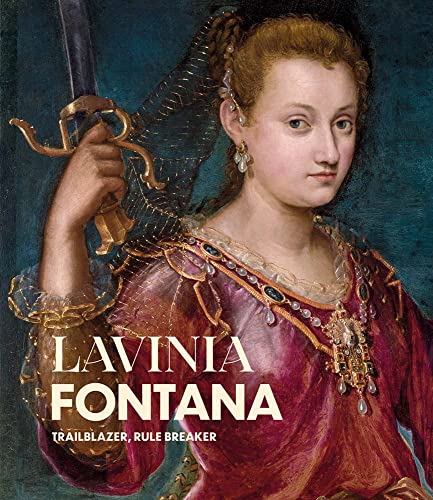 Renaissance portrait of a woman with ornate jewelry and a sword, book cover.