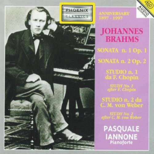 CD cover featuring Johannes Brahms portrait and musical compositions listed.