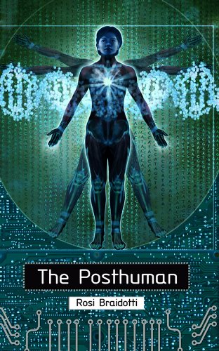 Book cover showing a human figure against a DNA sequence background and circuit board.