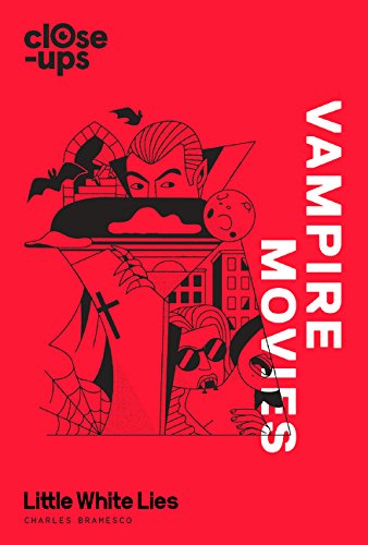 Red book cover with illustrated vampire and castle imagery.