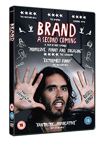 DVD cover for "Brand - A Second Coming" featuring Russell Brand.