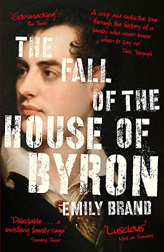 Book cover featuring a portrait of Lord Byron with bold red title text.