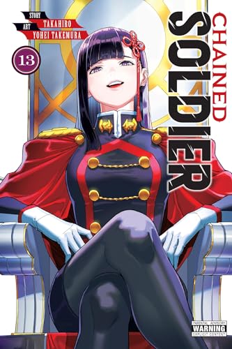 Manga cover: woman in military uniform seated on a throne.