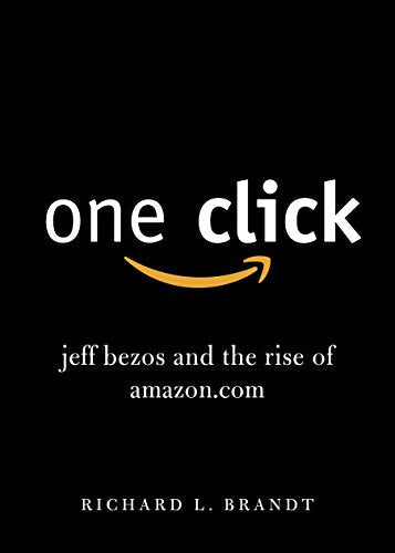 Black book cover with white text: "One Click" and author's name.