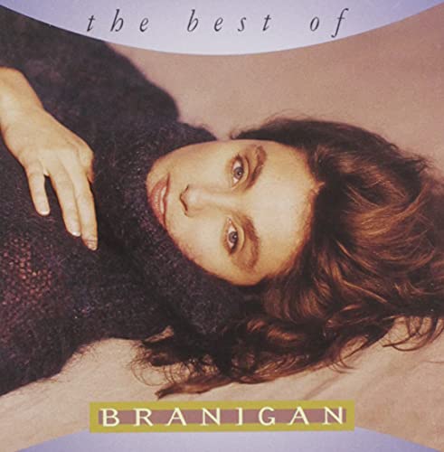 Album cover featuring a close-up of Laura Branigan lying down in a sweater.