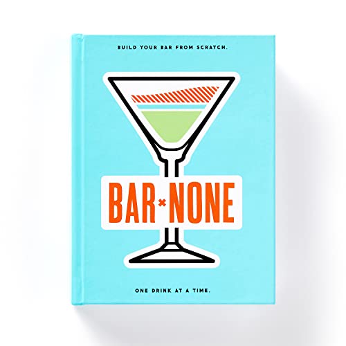 Blue book cover with martini glass and āBar Noneā text.