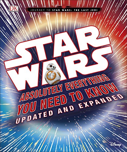 Star Wars book cover with logo, BB-8, and red title text.