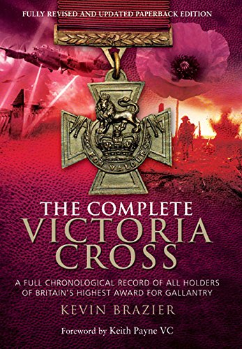 Book cover featuring the Victoria Cross medal against a war scene.