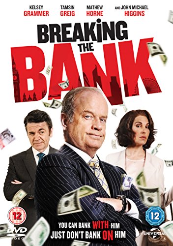 DVD cover for Breaking the Bank featuring three actors with falling money.