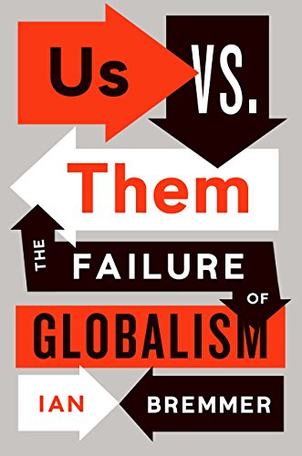 Book cover with red and white arrows pointing to "Us" versus "Them.