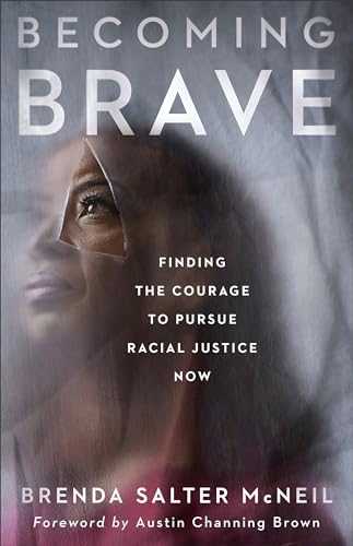 Book cover: "Becoming Brave" with a blurred portrait of a Black woman.