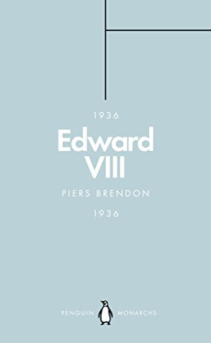 Book cover for “Edward VIII (Penguin Monarchs)” with light blue background.