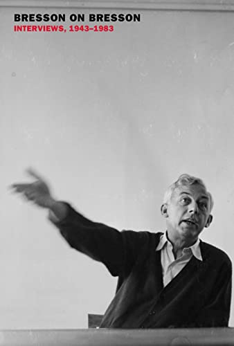 Black and white portrait of Robert Bresson, book cover.