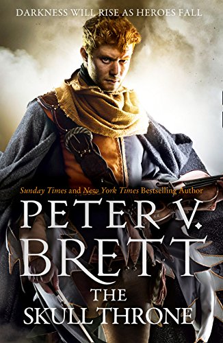Book cover: a man in armor with a sword, dark fantasy setting.