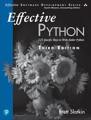 Book cover with Python code on a dark background, likely with a technical programming theme.