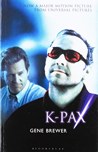 Book cover for “K-Pax” featuring two men, one in sunglasses.