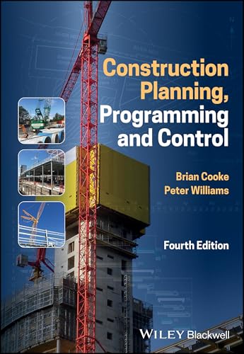 Book cover featuring a red construction crane against a blue background with project images.