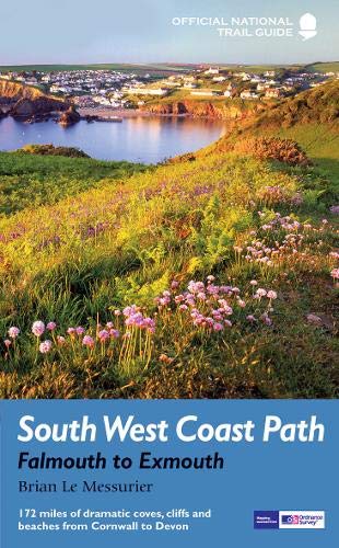 Cover of a trail guide depicting a coastal landscape with wildflowers.