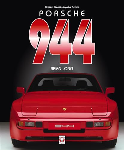 Book cover featuring a front view of a red Porsche 944 against black background.