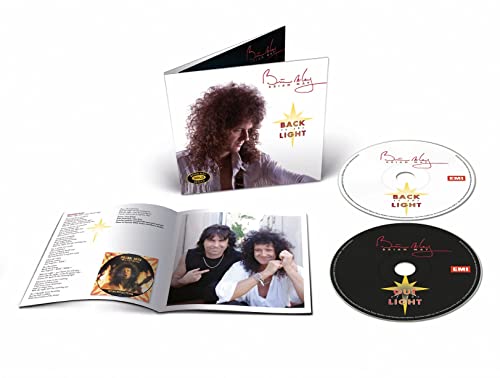 Brian May "Back To The Light" CD, open case with photos and disc.