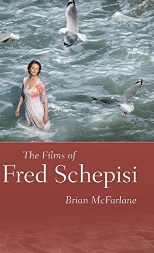 Book cover for “The Films of Fred Schepisi” with a beach scene.