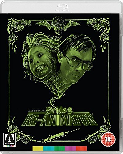 Blu-ray case for "Bride of Re-Animator" with green and black horror imagery.